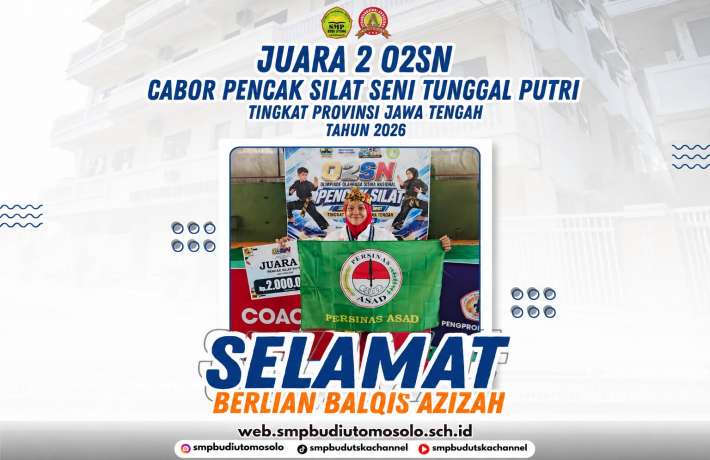 JUARA 2 02SN CABOR PANCAK SILAT SENI TUNGGAL PUTRI
