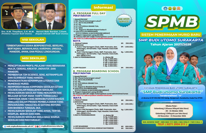 TELAH DIBUKA SPMB TA.2027-2028